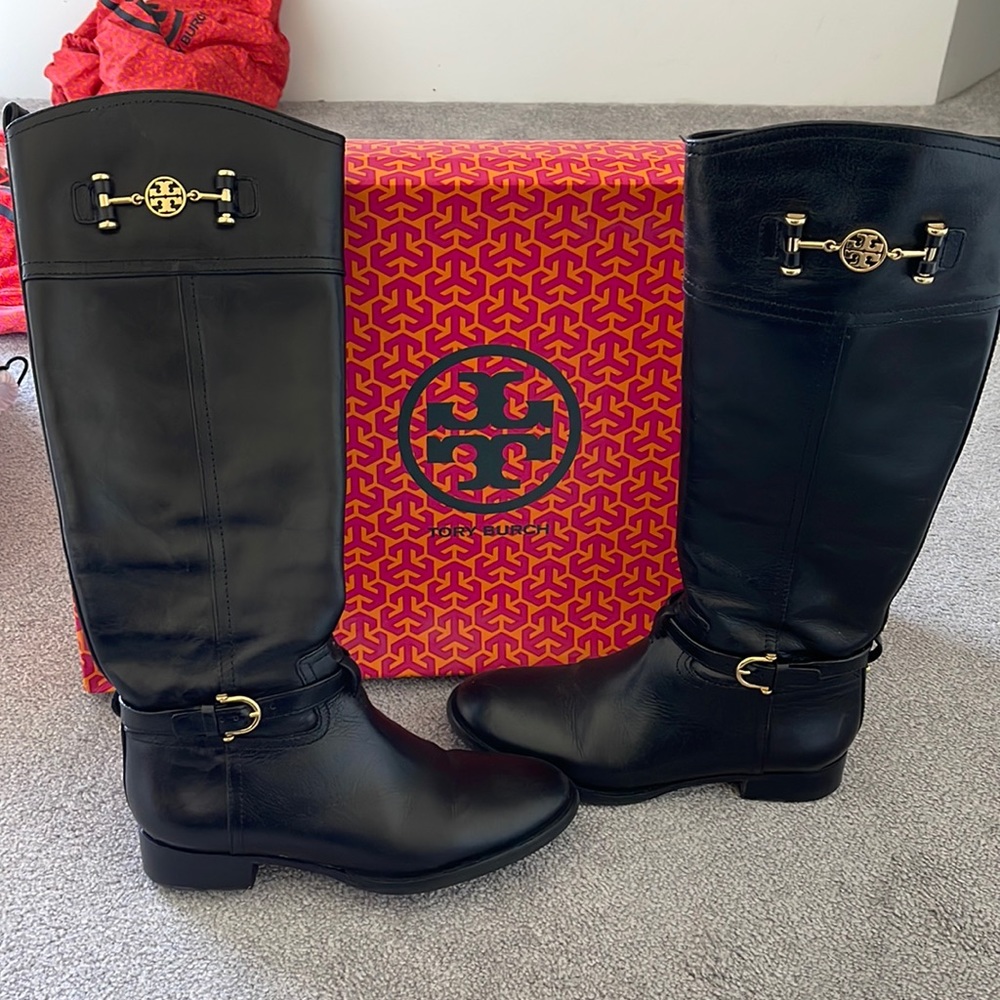 Tory Burch tall boots color black